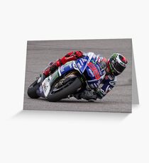 Jorge Lorenzo at Circuit Of The Americas 2014 Greeting Card