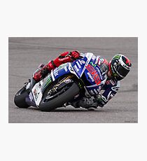 Jorge Lorenzo at Circuit Of The Americas 2014 Photographic Print