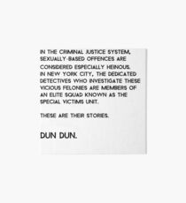 Law & Order: Special Victims Unit Art Board