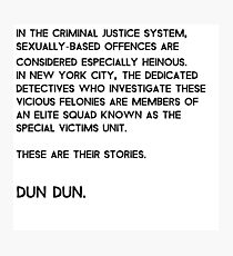 Law & Order: Special Victims Unit Photographic Print