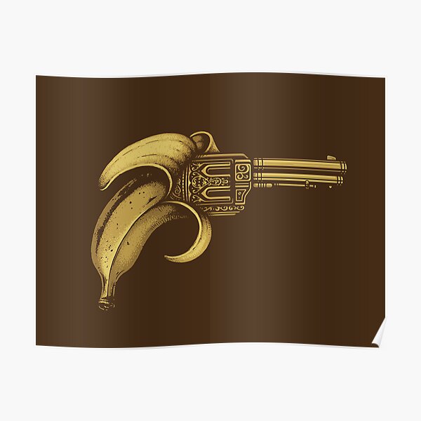 Banana Gun Posters Redbubble - rat ray gun roblox