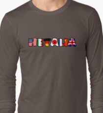 WORLD HETALIA FLAGS Long Sleeve T-Shirt