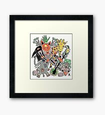 jungle dance Framed Print