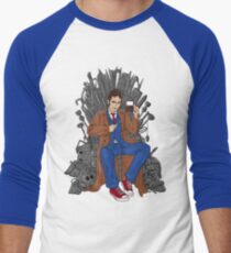 Throne of Time Men's Baseball ¾ T-Shirt