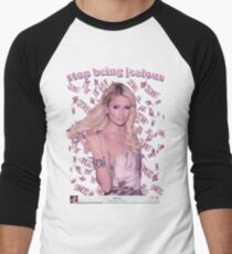 Paris Hilton 'Stop Being Jealous' Art v.2 Baseball ¾ Sleeve T-Shirt