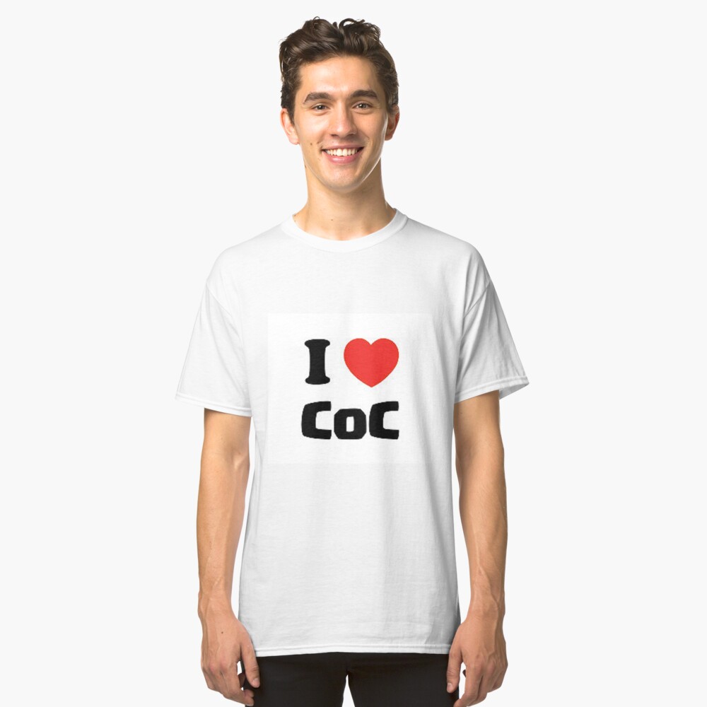 i love coc clash of clans shirt