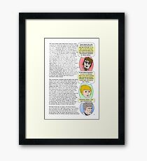 Doctor Holmes and the Hound of the Beladons Framed Print