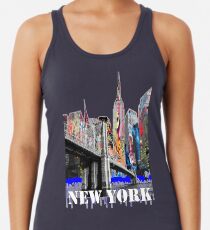 Camiseta de tirantes para mujer Nueva York Graffiti