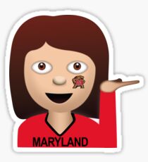 Maryland Sassy Girl Emoji Sticker