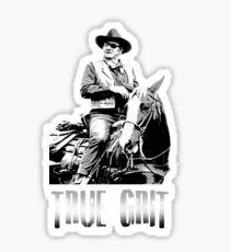 true grit Sticker