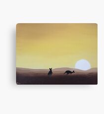 Kangaroos Canvas Print