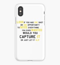 EMINEM MOTIVATIONNAL SHIRT BLACK&YELLOW iPhone Case