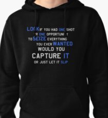 EMINEM MOTIVATIONNAL SHIRT WHITE&BLUE Pullover Hoodie