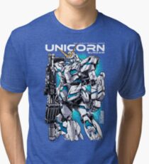 Unicorn Gundam T-Shirt Tri-blend T-Shirt