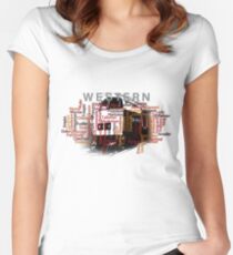 Class 52 Western Name Word Art Women's Fitted Scoop T-Shirt