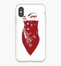Red Bandana Girl iPhone Case