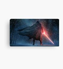 Kylo Ren Watercolor 2 Canvas Print