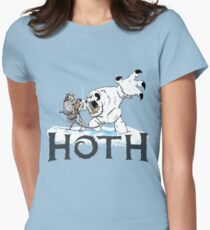 The Frozen Planet of Hoth Women's Fitted T-Shirt