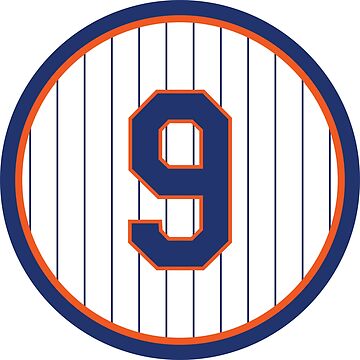 Brandon Nimmo #9 Jersey Number Sticker for Sale by StickBall