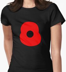 Rememberance Poppy Women's Fitted T-Shirt
