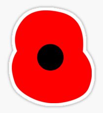 Rememberance Poppy Sticker