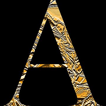 Letter B Gold Premium Luxury Alphabet Greek Beta Sticker for Sale