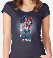 Metroid Prime Women's Fitted Scoop T-Shirt