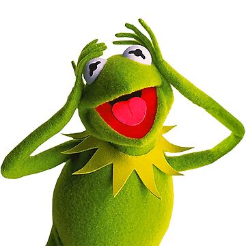 Kermit the frog surprised meme | Magnet