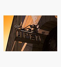 OPEN - Vintage Sign Photographic Print