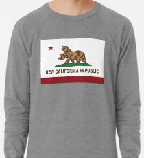 New California Republik Flagge Original Leichter Pullover