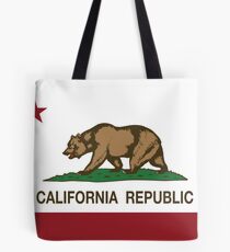 California Republic Flag Tote Bag