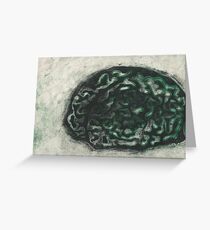 "Turned" brains Greeting Card