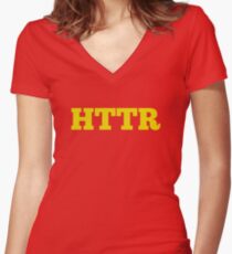 HTTR Women's Fitted V-Neck T-Shirt