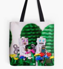 She's always winding me up! Tote Bag