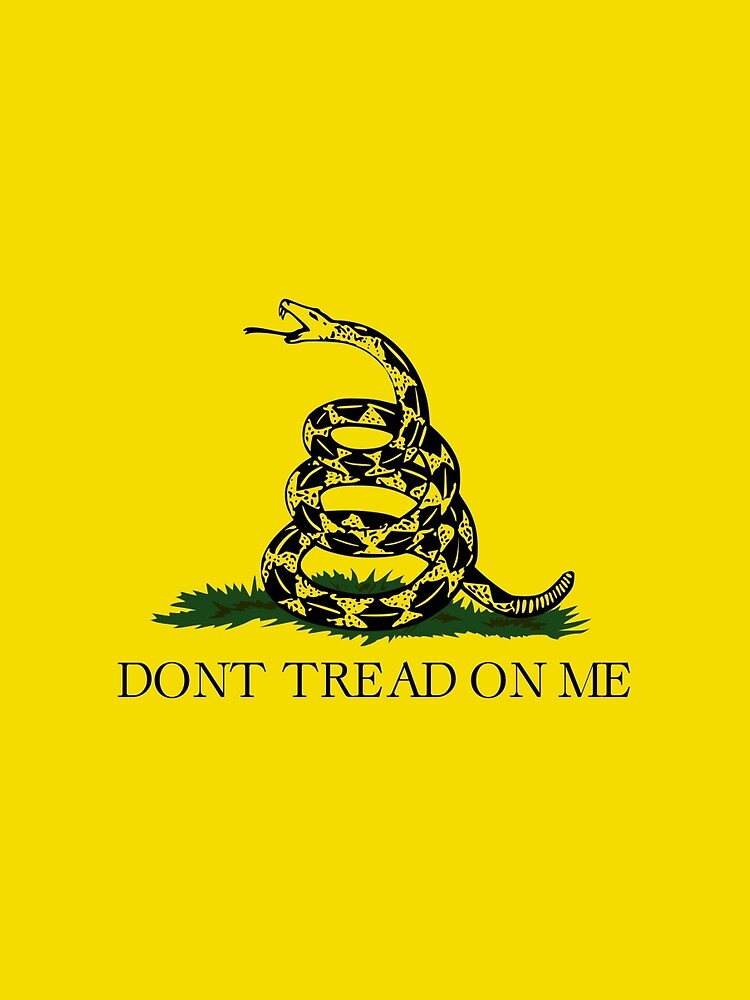 "Don't Tread On Me - Libertarian Style" T-shirt By Melliott15 | Redbubble