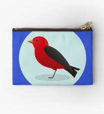 Scarlet Tanager Zipper Pouch