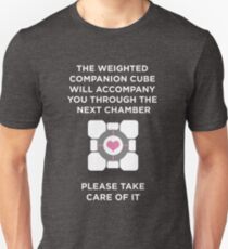Portal Companion Cube Unisex T-Shirt