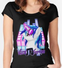 MLP Vinyl Scratch: For The Love Of Music Women's Fitted Scoop T-Shirt