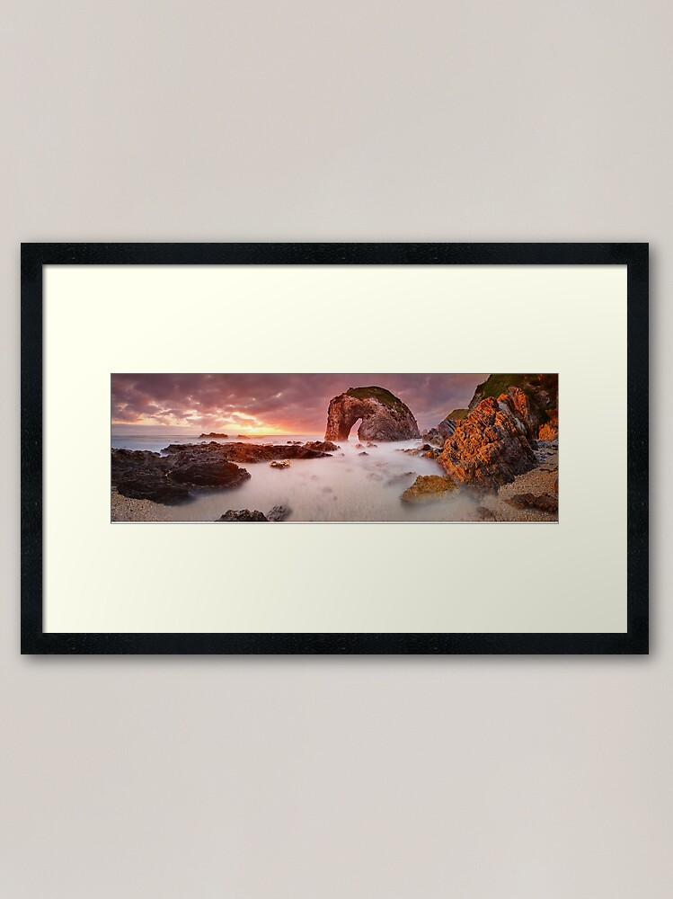 Alternate view of Horse Head Rock Dawn, Bermagui, New South Wales, Australia Framed Art Print