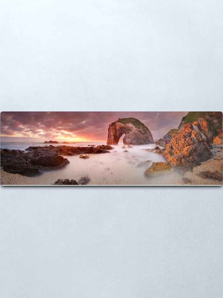 Alternate view of Horse Head Rock Dawn, Bermagui, New South Wales, Australia Metal Print