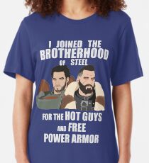 Why I Joined the Brotherhood of Steel Slim Fit T-Shirt