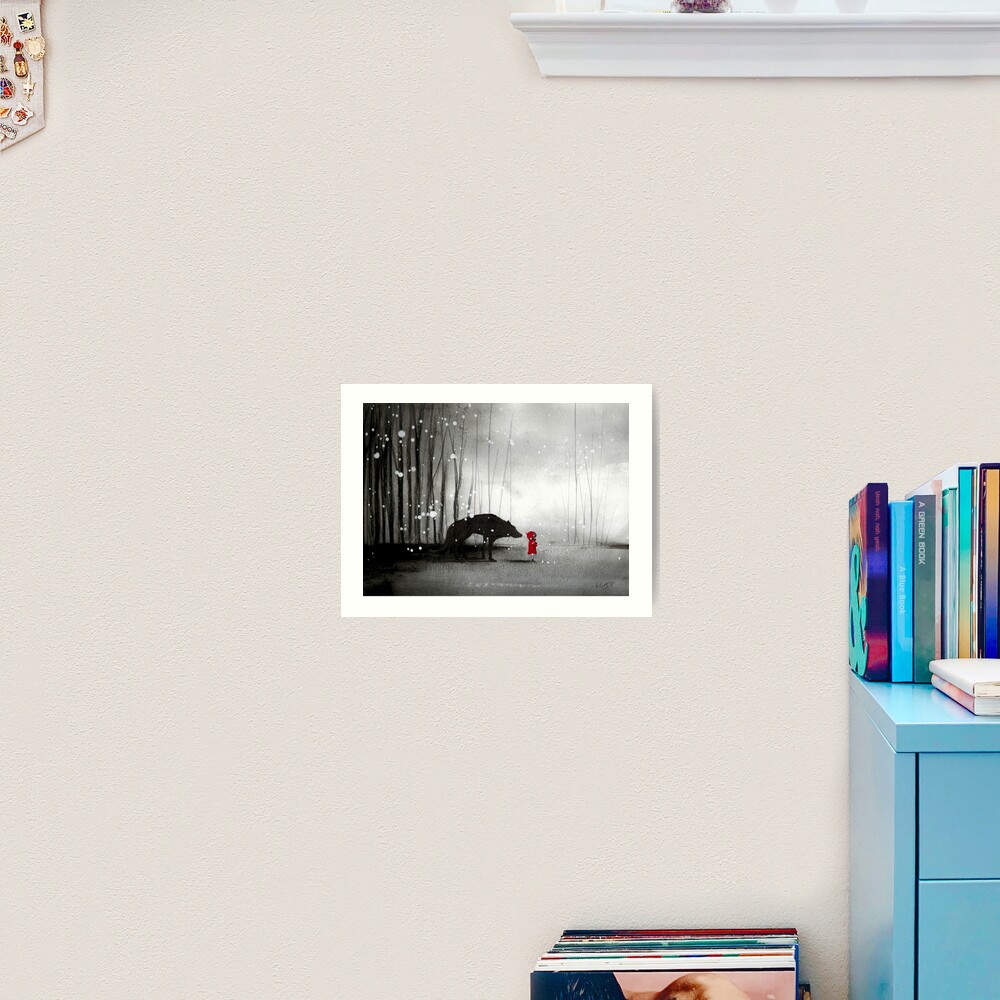 Little Red Riding Hood - In Denial Art Print