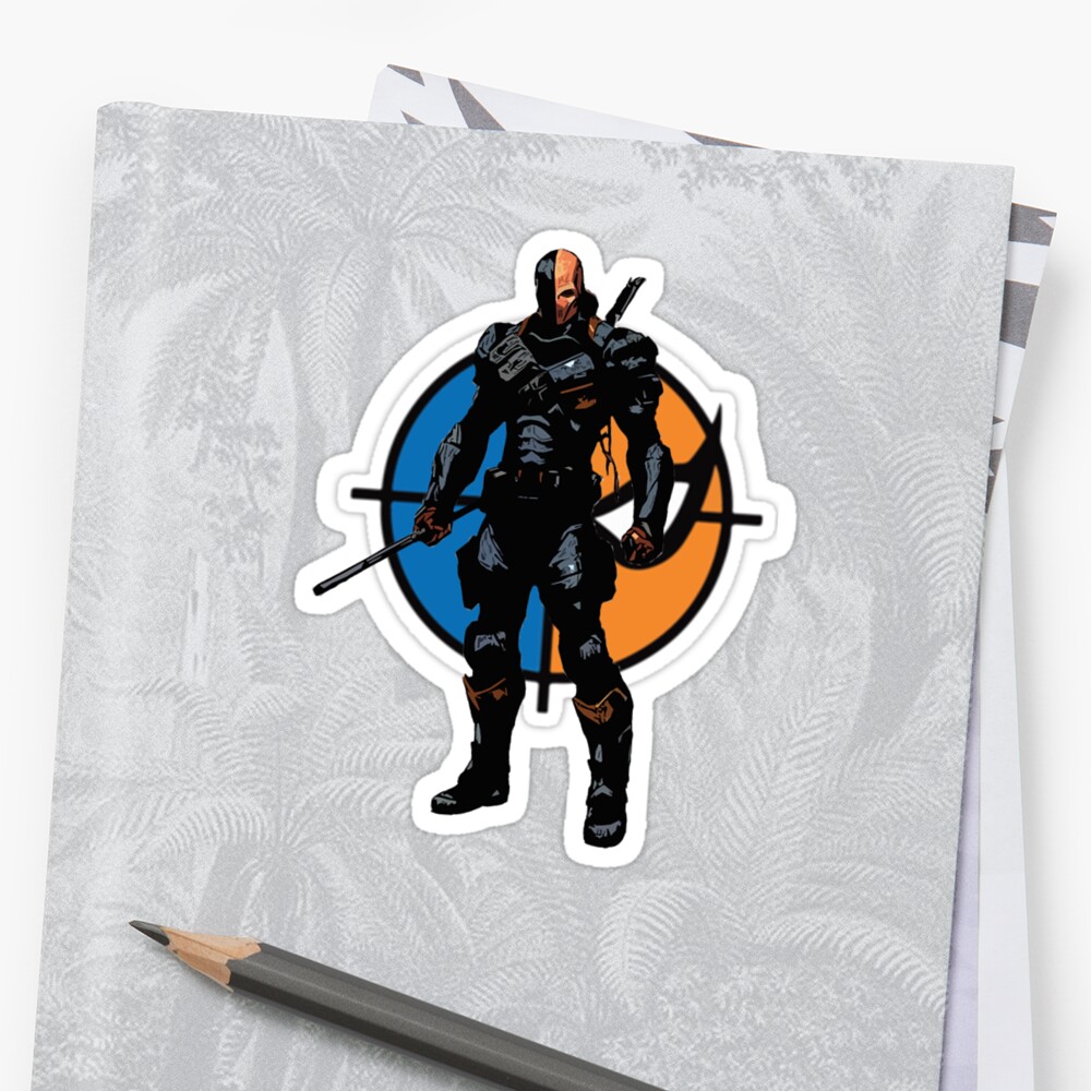 Deathstroke Sticker By Forgeart Redbubble 