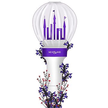 Everglow Floral Lightstick kpop  Sticker for Sale by Raquel Maia