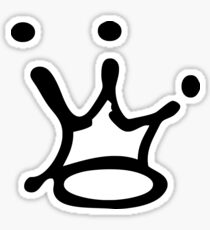 Graffiti Crown | Black Sticker