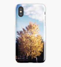 Yellow Tree Blue Sky iPhone Case/Skin