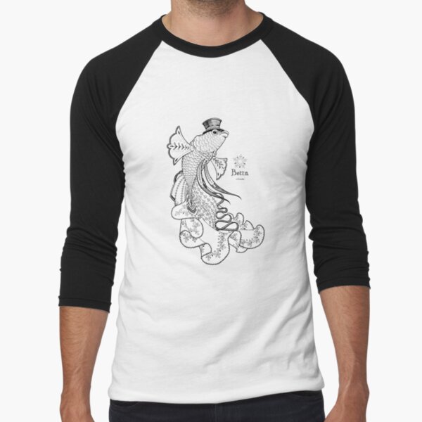 Betta II Baseball ¾ Sleeve T-Shirt