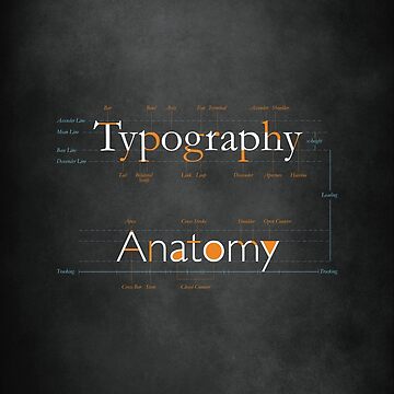 Anatomy of typography - Anatomy Of Typography - Pillow