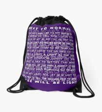 Next to Normal Drawstring Bag