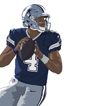 Dak Prescott Home Jersey Sticker for Sale by designsheaven